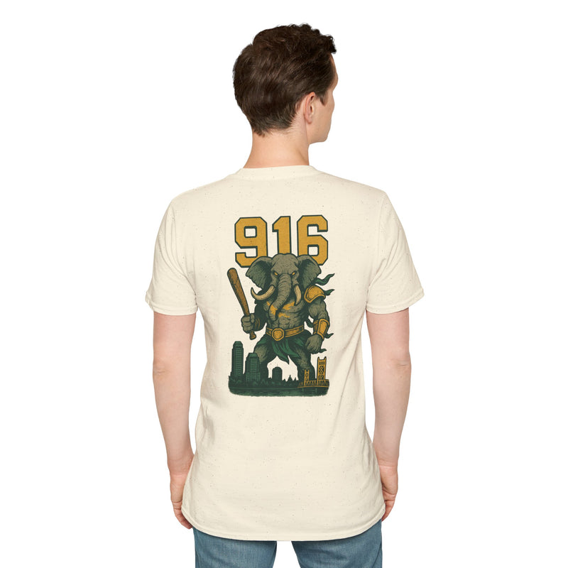 The Tuskborne Twins | Sacramento Area Code Baseball Tee
