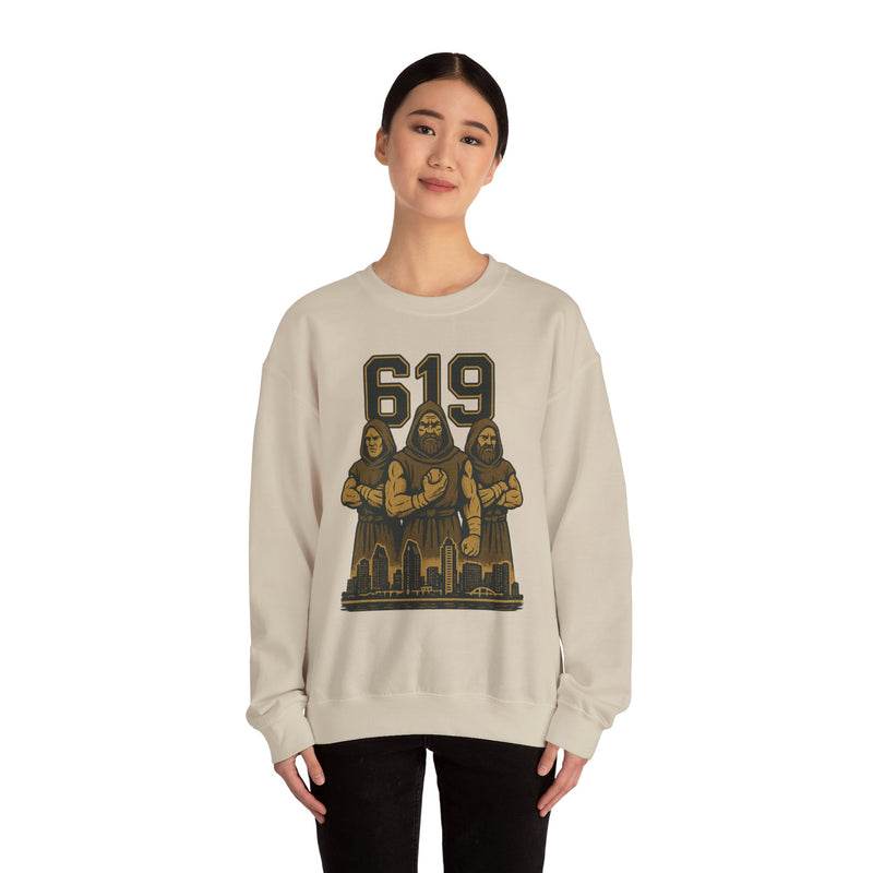 The Cleansed Order | San Diego Area Code Baseball Sweatshirt