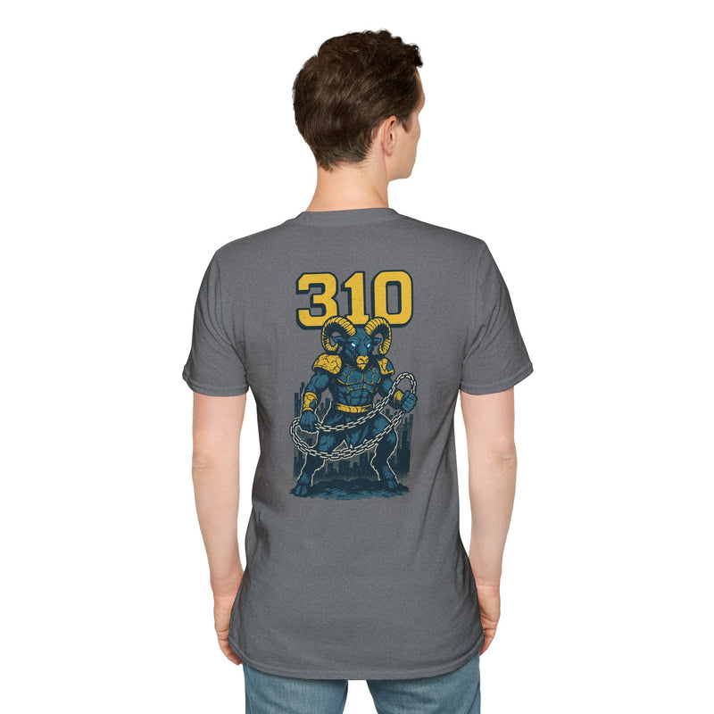 The Faultbinder | Los Angeles Area Code Football Tee