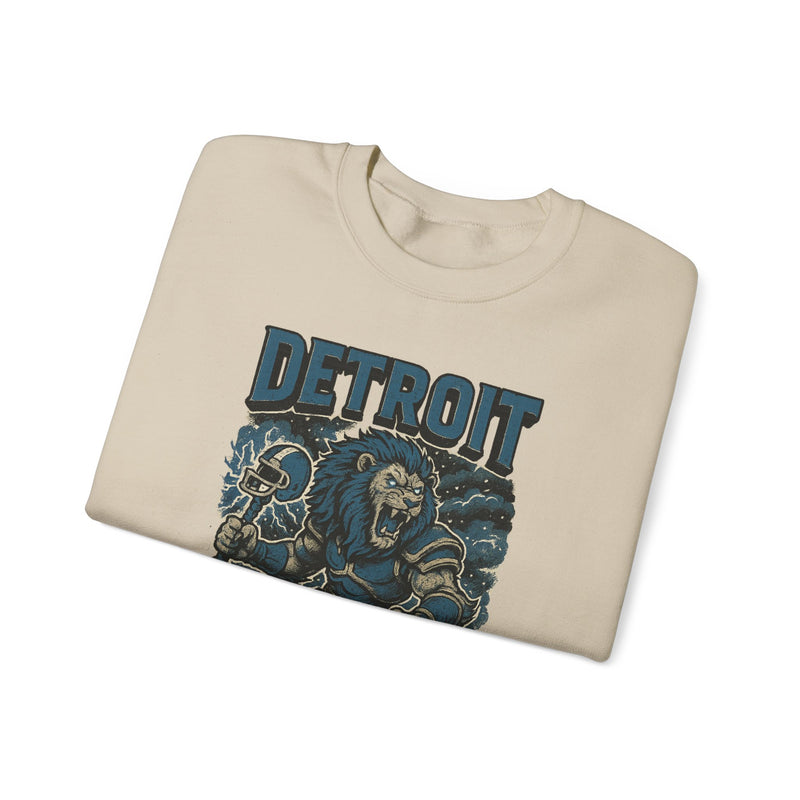 The Roarline King | Detroit Football Sweatshirt