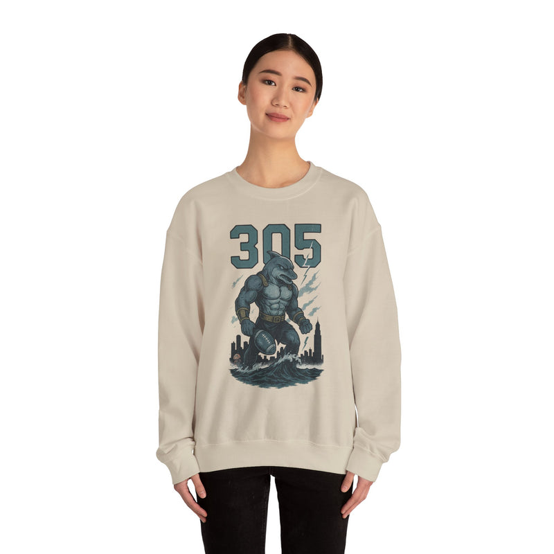 The Undertide | Miami Area Code Football Sweatshirt