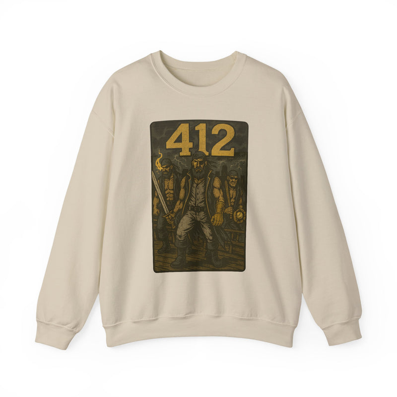 The Floodline Pact | Pittsburgh Area Code Baseball Sweatshirt