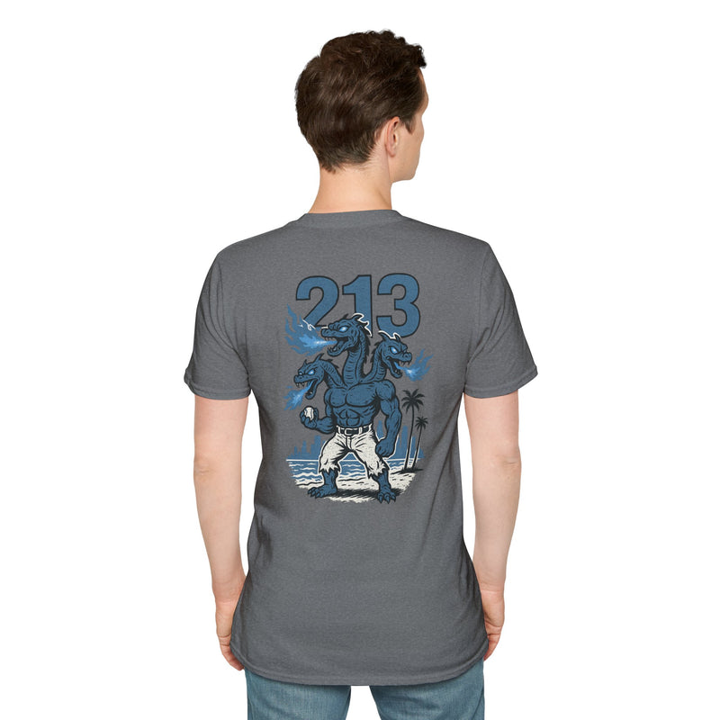 The Seraphydra | Los Angeles Area Code Baseball Tee