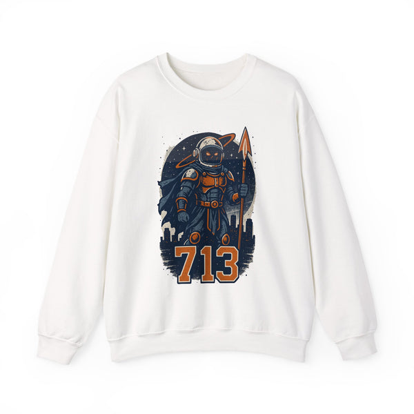 The Voidborn Warden | Houston Area Code Baseball Sweatshirt