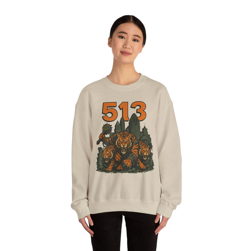 The Emberstripe Kin | Cincinnati Area Code Football Sweatshirt